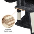 thumbnail image 5 of Alden Design 42"H Multilevel Cat Tree Tower with Condo and Perches, Black, 5 of 11