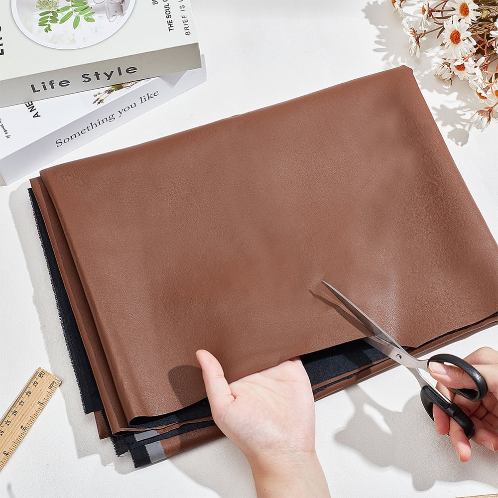 55×39inch PU Leather Fabric Leather Sheets Leather Material Soft Upholstery Leather for Upholstery Crafts Sofa Handbag DIY Sewings