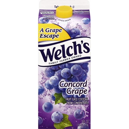 Welch's Concord Grape Flavored Fruit Juice Cocktail Blend, 59 Oz
