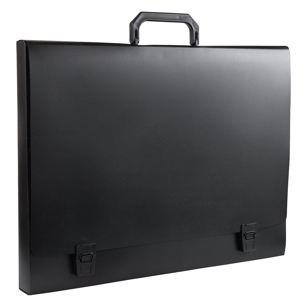 JAM Paper 17.5' x 13' x 1.5' Plastic Artwork Portfolio Case