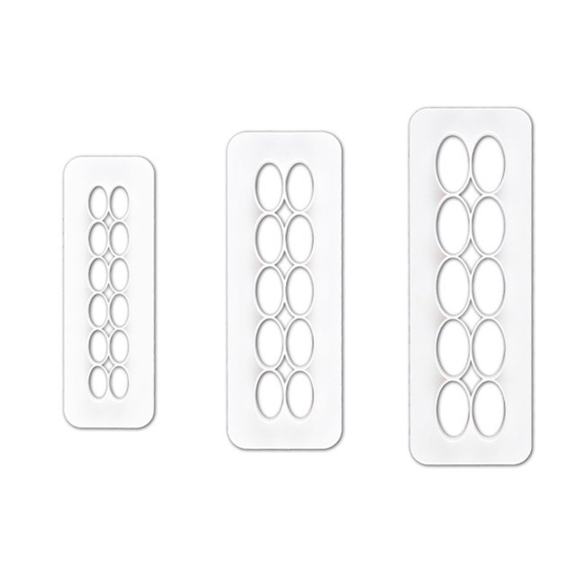 Cortadores de fondant para galletas, moldes para pasteles, cortadores de galletas geométricos para decoración de magdalenas y pasteles de cumpleaños