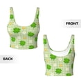 thumbnail image 5 of Lsque St Patrick's Day11 Printed Women'S Sports Bra, Compression, Moisture Wicking, High-Impact Sports Bra For Women,Supportive sports bra-Medium, 5 of 9