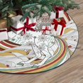 thumbnail image 3 of FMSHPON Antastic Unicorn Xmas Christmas Tree Skirt Stand Mat for Holiday Party Decoration Indoor Outdoor 36 inches, 3 of 3