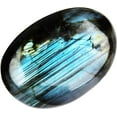 thumbnail image 1 of June&Ann Natural Labradorite Palm Stones Healing Gemstone Therapy Worry Crystal Stones for Meditation Chakra Balancing Collection, Irregular Shape, 1 of 5