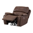thumbnail image 3 of Picket House Furnishings Grover Power Motion Recliner-Power Head Recliner-Brown, 3 of 8