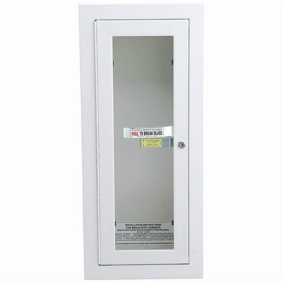Alta Fire Extinguisher Cabinet, Semi Recessed, 26 3/4 in Height, 10 lb 7022-B