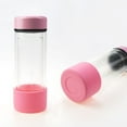 thumbnail image 4 of Trianu Silicone Bumper Boot for Stanley Quencher Adventure 40oz Tumbler with Handle & Stanley IceFlow 20oz 30oz, Protective Water Bottle Bottom Sleeve Cover, Pink, 4 of 8