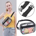 thumbnail image 1 of Sac Banane Stade Approuvé Sac à Taille Claire pour les Femmes Hommes Sac à Ceinture Imperméable avec Sangle Réglable Solide Boucle Sac à Taille Transparente Sac à Ceinture de Mode pour les Concerts Événements Sportifs, 1 of 8