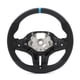 thumbnail image 1 of Volante de fondo plano, volante de gamuza MTri, volante de gamuza, modificación del volante, artesanía superior, 1 of 8