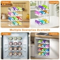 thumbnail image 3 of FOUKUS Water Bottle Organizer 4-Tier Stackable Holder – Fits 12 Large 40oz Tumblers Compatible with Stanley Cup, Modular Storage Rack – Clear Plastic Organizer for Cabinet, Kitchen, Pantry, Fridge, 3 of 6