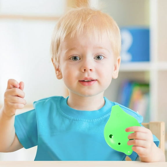 Luxshiny Ocarina Music Instrument for Kids 1Set Resin Portable Beginner Friendly 6-Hole C Key 8x0.3937x4.33x1.57in