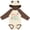 Natural & Brown w Ears, variant on Inktastic Brilliant Like My Grandad Boys or Girls Long Sleeve Baby Bodysuit