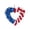B-#110, variant on 250th Anniversary Patriotic Wreath, Memorial Wreaths 3D Eagle Wreaths for Front Door, Red White and Blue Wreath All-Weather Farmhouse Outdoor Holiday Decoration