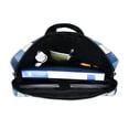 thumbnail image 5 of FORMRS 16" Laptop Bag Carrying Sleeve Case with Handle Travel Shoulder Briefcase, Blue and Gray Plaid Pattern, 5 of 8