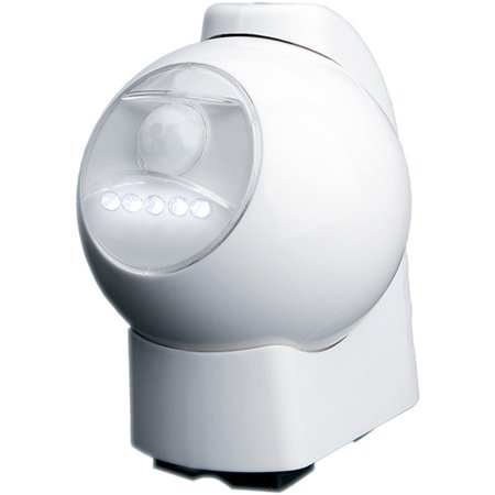Maxsa Innovations 40231 Motion-Activated LED Outdoor Light, White