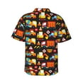 thumbnail image 3 of Goofa Construction Truck Hawaiian Shirt for Men, Unisex Summer Beach Casual Short Sleeve Button Down Shirts,Aloha Tropical Floral print shirt-Medium, 3 of 9