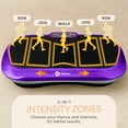 thumbnail image 5 of Lifepro Waver Vibration Plate Exercise Machine – Full Body Vibrating Plate for Lymphatic Drainage, Muscle Toning & Fat Loss – Includes Loop Bands, Remote & 99 Speed Settings - Purple, 5 of 11