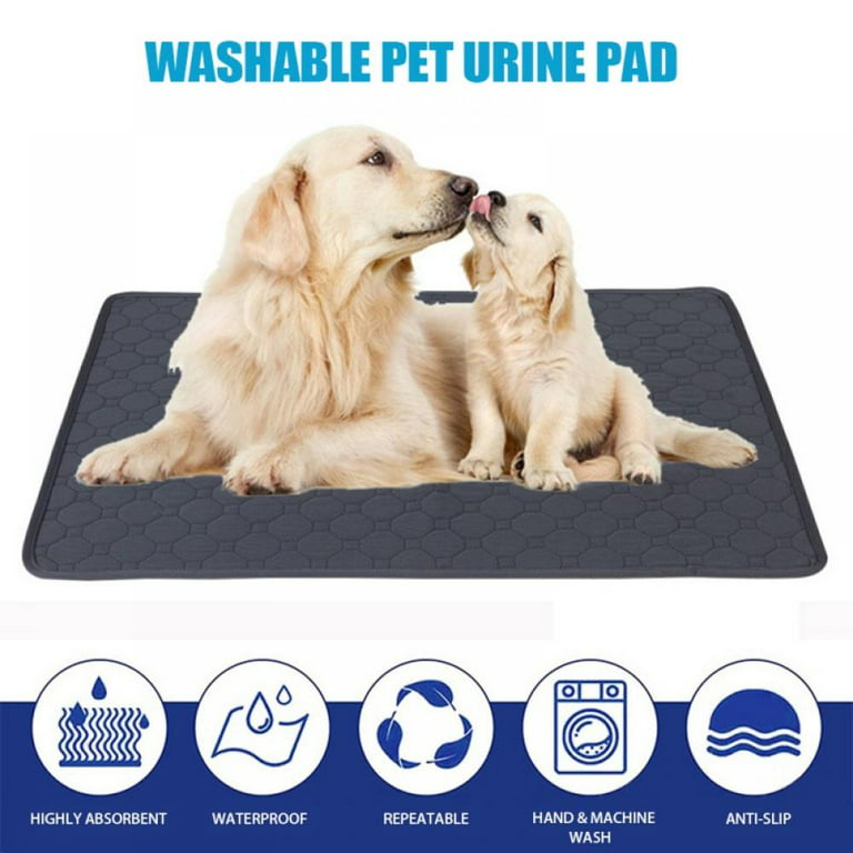 Washable Dog Pee Pad, Reusable Dog Toilet Mat Highly Absorbent