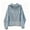 1Light Blue, variant on Women's Lightweight Hooded Sun Protection Jacket Full Zip Casual Windbreaker with Pockets,L