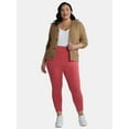 thumbnail image 3 of Terra & Sky Women's Plus High Rise Capri Leggings with Cellphone Pockets, 2-Pack, 3 of 7