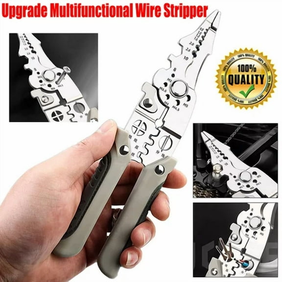 Multifunctional Adjustable Wire Stripper Cutter Crimper Terminal Tools Pliers Us