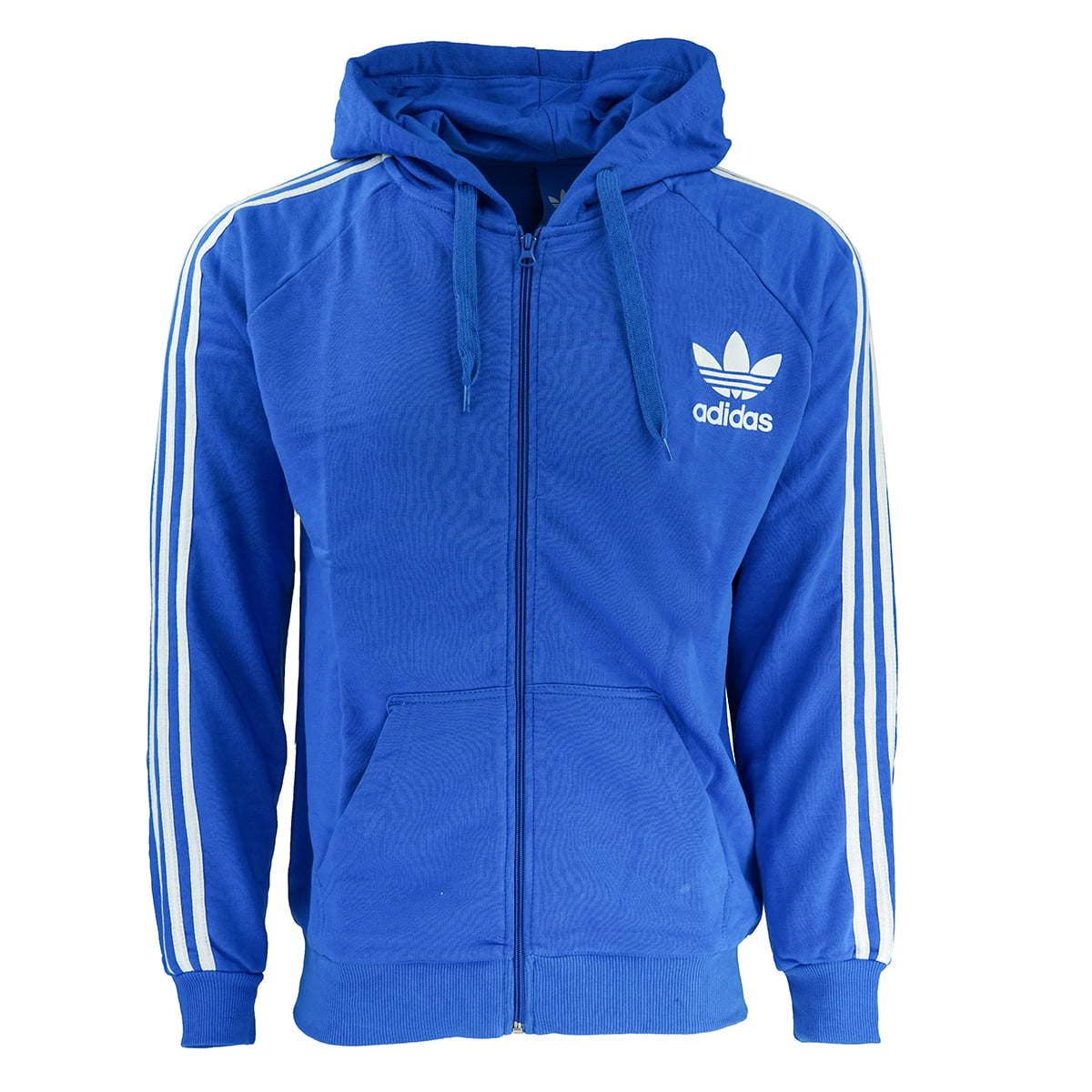 blue adidas zip up jacket