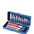 thumbnail image 1 of Juego De Exactos Con Estuche 13 Piezas Cutter De Precisión Xtellar azul, 1 of 3