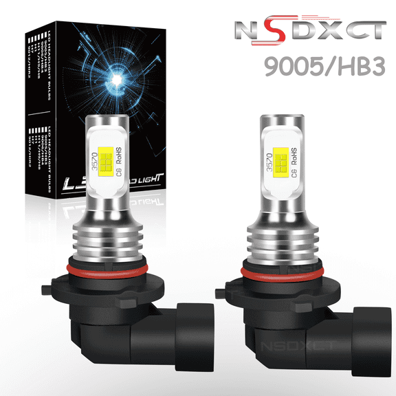 For 2010-2018 Dodge Journey LED Headlights Bulb High/Low Beam 9005 HB3 2pcs