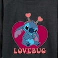 thumbnail image 3 of Lilo & Stitch - Lovebug Stitch - Women's Lightweight French Terry Long Sleeve Shirt, 3 of 5