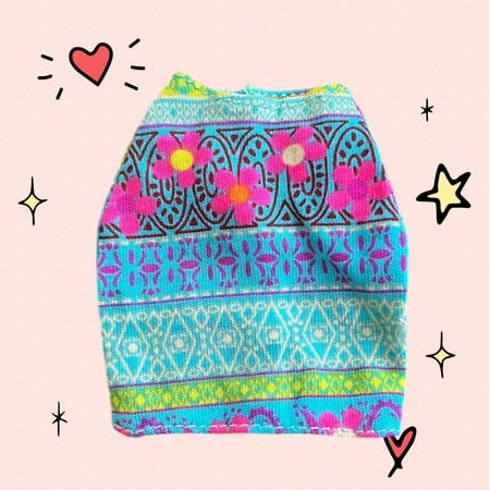 Lol Surprise doll OMG Bartz Fashion Skirt for Doll Clothing Authentic Denim Mini Short Print