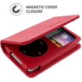 thumbnail image 4 of Snugg Étui en Cuir pour iPod Classic, Étui Portefeuille avec Support et Fentes pour Cartes - Rouge -, 4 of 5