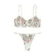thumbnail image 1 of Tanga Women's Sexy Lingerie, Women's Lingerie Set with Garter Belt, Erotic Underwear, WhiteC L, 1 of 5