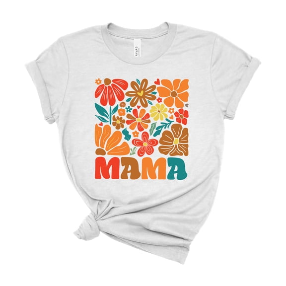 Bella Canvas Floral Print Tee for Moms Women Birthday Mother’s Day Gift
