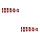 thumbnail image 1 of Uñas postizas Minnieouse 24 piezas en forma de cuadrado colorido, 1 of 6