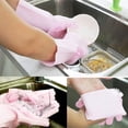thumbnail image 2 of Guantes de Silicona para Lavavajillas - Rosa Ormromra LRWJ774-3, 2 of 4