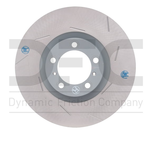 Front Right Dynamic Friction Company Hi-Carbon Alloy Brake Rotor (1) For 2014-2020 Porsche Panamera