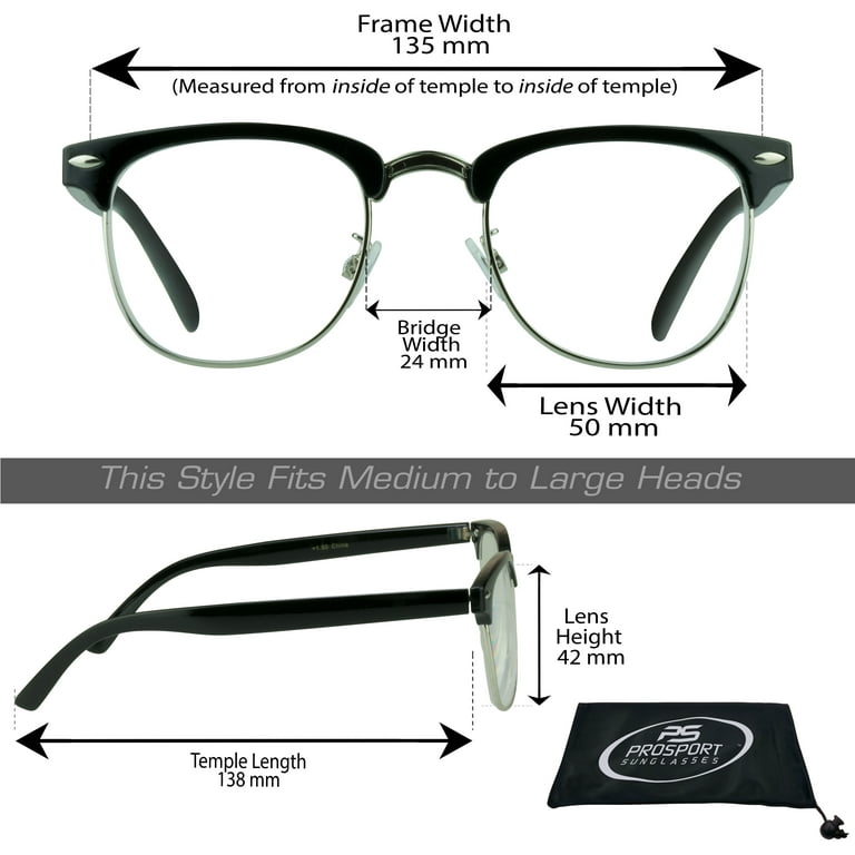 Oversized Quality Progressive Multifocal Reading Glasses Men