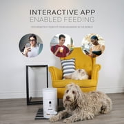 Instachew Purechew Smart Automatic Pet Feeder, Food Dispenser for Cats and Dogs, Smart Portion Control, Programmable Treat Dispenser with HD Camera, Portion Control
