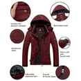 thumbnail image 6 of GEMYSE Women's Mountain Waterproof Ski Snow Jacket Winter Windproof Rain Coat(Pure Wine Red, S), 6 of 6