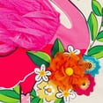 thumbnail image 6 of Evergreen Linen Garden Flag - Floral Flamingo Welcome, 12.5 x 18 inch Double Sided, 6 of 6