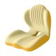 thumbnail image 2 of Cojín de asiento con soporte para la espalda, ergonómico, versátil, portátil, suave, para el coxis, almohada de soporte lumbar para asientos de coche Amarillo, 2 of 8