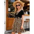 thumbnail image 3 of Girls Dresses Adjustable Strap Sleeveless A Line Dress with Cardigan 2 Piece Set Casual Sundress for Girls 7-14T, 3 of 8