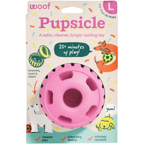 WOOF Pupsicle Party Pack - Large Party Pink Pupsicle Large Birthday Pops Bundle