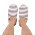 thumbnail image 4 of Women and Men's Slippers Comfort Bubble Fleece Memory Foam House Slippers Indoor Outdoor Anti Slip Rubber Sole, 4 of 5