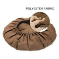 thumbnail image 3 of Bar Stool Cushions, 13 Inch Round Stool Covers with Elastic Band Nonslip Round Seat Cushions, Coffee, 3 of 6