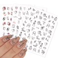 thumbnail image 2 of 1 Uds imagen de grafiti diseño de cara de mujer pegatinas de uñas abstractas manicura decoración de uñas pegatinas de agua consejos DIY Decoratia Tan Jianjun unisex, 2 of 2
