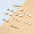 thumbnail image 2 of Juego de 100 pinzas para el pelo de cocodrilo de metal, planas, 4 cm, 2 of 5
