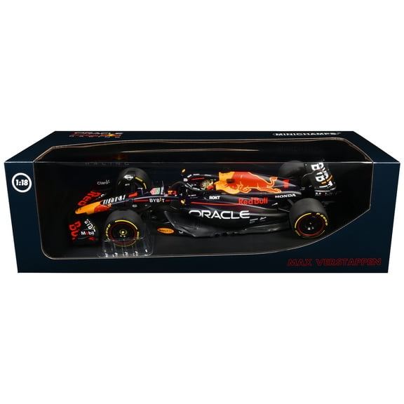 Red Bull Racing RB19 #1 Max Verstappen "Oracle" Winner F1 Formula One "Abu Dhabi GP" (2023) with Driver Limited Edition to 204 pieces Worldwide 1/18 Diecast Model Car by Minichamps