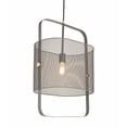 thumbnail image 3 of TOV Furniture Klaus 25"H Large Transitional Iron Metal Pendant in Gray, 3 of 8
