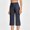 Navy, variant on Zedker 15"/18"/21"/27" Capri Pants for Women High Waist Stretch Women's Golf Capris for Summer with Pockets Work Casual Green Size S-XXL